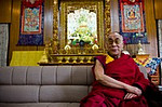 Beschreibung: INDIEN - Dalai Lama <br /> Dalai Lama wird in seiner Residenz in Dharamsala, Indien, 25. Mai 2009 zu sehen.